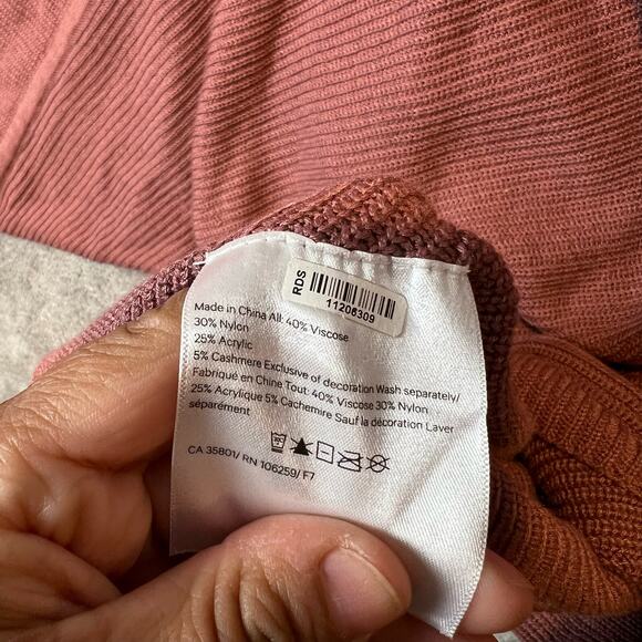 Lululemon Cashmere Blend Cashlu Textured Wrap Spiced Chai XS Small Comfort - Picture 5 of 5